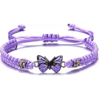 Náramek Fally Náramek Miss Butterfly fialový