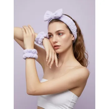 Čelenka Sinsay - Kosmetická čelenka a pásky na zápěstí - levandulová - 787IK-04X - 787IK-04X-ONE