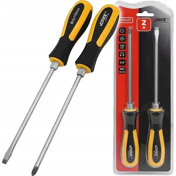 Šroubovák Sada šroubováků 2 kusy 150 mm CR-V Premium Line, Verke V86427