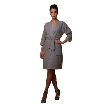 Dámský župan BELUTO Saunový župan dámský šedý M