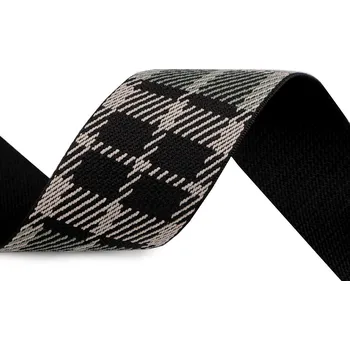 Popruh šíře 50 mm Varianta: 2 černá zelená, Balení: 1 m