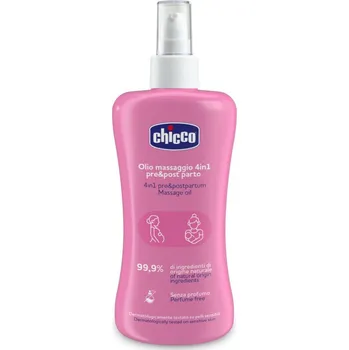 Tělový olej CHICCO Mama Care Olej na pružnost pokožky a strie s vitamínem E, 4v1, 200ml