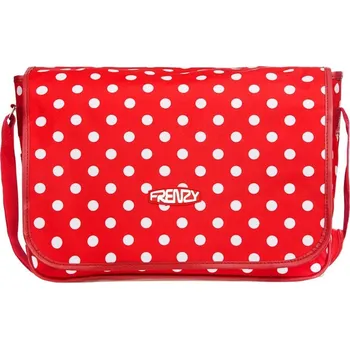 Taška přes rameno FRENZY DB-205 - červená / bílá