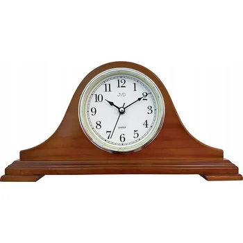 Hodiny DŘEVĚNÉ TMAVĚ HNĚDÉ TICHÉ KRBOVÉ HODINY NAPOLEON JVD HS3290.11 38 cm