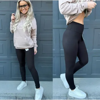 Dámské legíny Bambusové legíny BLACK Velikost: M/L, Barva: Černá