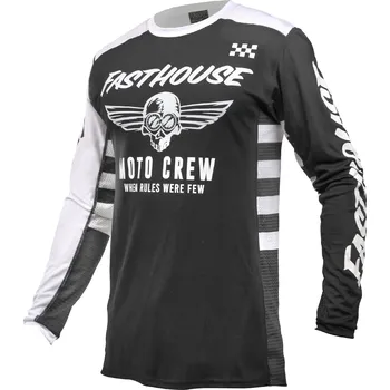 Moto dres Fasthouse dětský USA Grindhouse Factor dres Black White Velikost: YXL 2780-0124