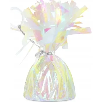 Balónek Závaží na balónky PartyPal, fóliové, stříbrné, 12 palců