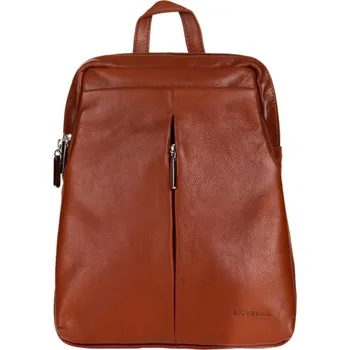 Městský batoh ESTELLE Dámský kožený batoh do města Diana koňakový