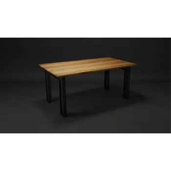 Jídelní stůl Jídelní stůl ALDEBARAN Jasanové dřevo / Sešikmená hrana / 120cm