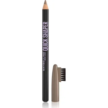 Přípravek na oči MAYBELLINE NEW YORK Quick Shaper precizní tužka na obočí s kartáčkem odstín 03 Soft Brown 1 ks