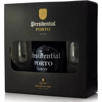 Porto Presidential Tawny 19% 0,75l (dárkové balení 2 sklenice)
