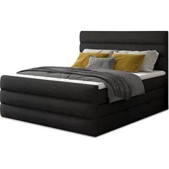 Postel Dvoulůžková boxspringová postel Cande 180x200 Sawana 14 černá