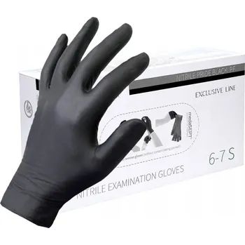 Pracovní rukavice Rukavice PF černé nitrilové - 100ks velikost: L