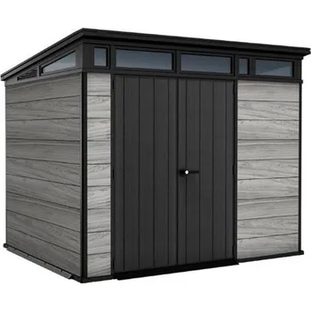 Zahradní domek Zahradní domek Keter PENT Signature 9x7 Storm Grey, s podlahou