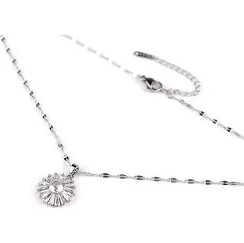 Fitness náramek Náhrdelník z nerezové oceli Varianta: crystal, Balení: 1 ks