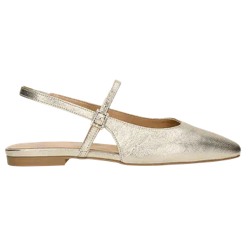 Dámské polobotky Zlaté Baleríny S Otevřenou Patou Wojas 4404758 40