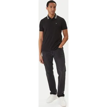 Pánská móda Calvin Klein Jeans Polokošile Monogram LV04RC276G Černá Slim Fit XL