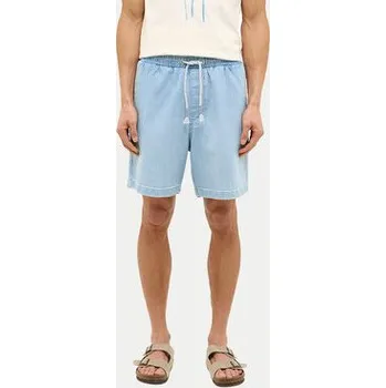 Dámské kraťasy Mustang Džínové šortky Prague 1016652 Modrá Loose Fit 38