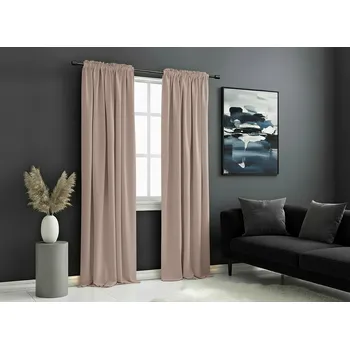 Zatemňovací závěs s řasící páskou "BLACKOUT" SHARY 135x270 cm, pudrová růžová, (cena za 1 kus) MyBestHome