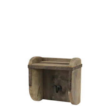 Věšák Chic Antique Dřevěný věšák ze staré formy na cihly