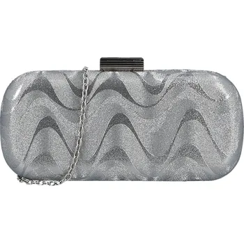 Kabelka Dámské psaníčko stříbrné - Michelle Moon Gineta stříbrná