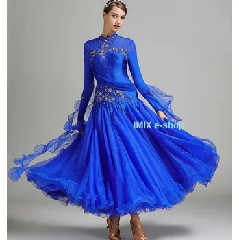 Dámské šaty Šaty na standardní tance Adoria Tmavě modrá XL