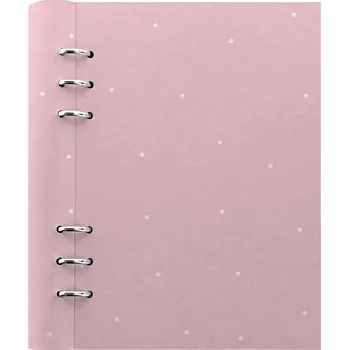 Diář Filofax Clipbook Timeless Polka dot | A5 Pink