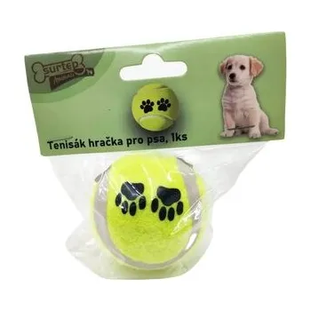 Hračka pro psa Tenisák Paw hračka pro psa 6.4cm/65g 1 ks Žlutá