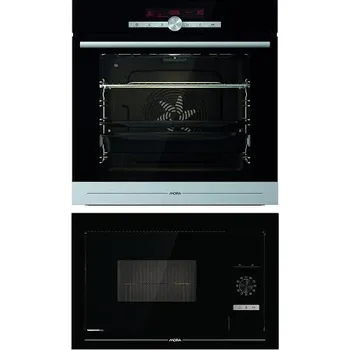 Set domácích spotřebičů Mora VTS 785 BXB + Mikrovlnná trouba MORA VMT 445 B