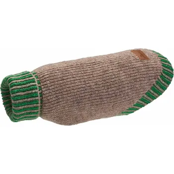 Obleček pro psa Hunter Svetr Odense Tan / Green + ČEPICE PRO PÁNÍČKA Velikost: 25