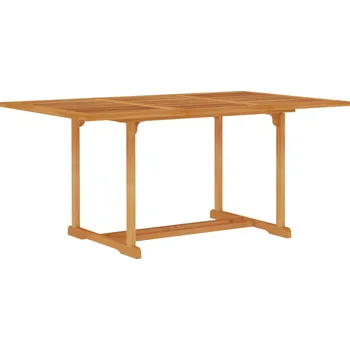 Zahradní stůl vidaXL Zahradní stůl 150 x 90 x 75 cm masivní teakové dřevo