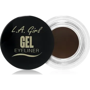 Oční linky L.A. Girl Cosmetics Gel Eyeliner gelové oční linky odstín Rich Chocolate Brown 3 g