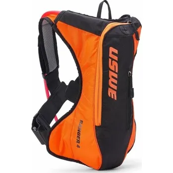 Sportovní batoh USWE Enduro Ranger 4, oranžový/černý, objem 4 l, hydrobag 3 l