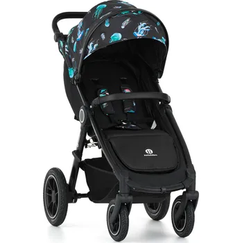 Kočárek pro psa PETITE&MARS Kočárek sportovní Street2 Air Black Limited 100 Jellyfish