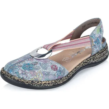 Dámská obuv Dámské sandály RIEKER 46361-90 modrá S6 41