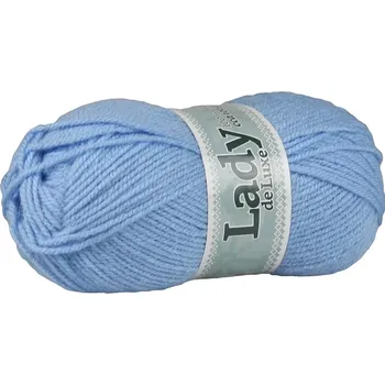 Příze Příze Lady de luxe 912 modrá