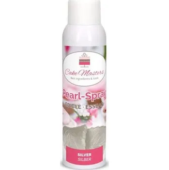 Barva ve spreji perleťová 100ml, stříbrná - Cake Masters