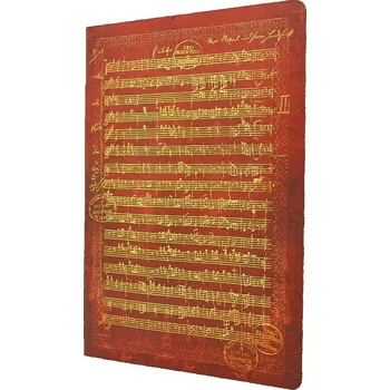 Sešit Paperblanks Sešit A4, notové linky - Mozart, The Hunt p990046