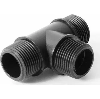 Instalatérský materiál PLASTICA ALFA T kus 6/4" vnější závit - plast