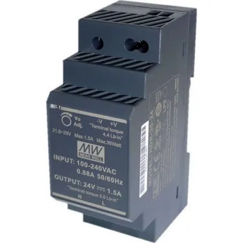 spínaný zdroj Napájecí zdroj na DIN 24W 12V MEAN WELL HDR-30-12