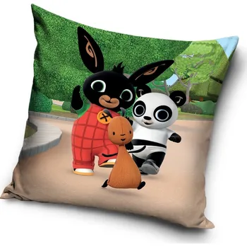 Polštář Povlak na polštářek Zajíček Bing Skotačení v Parku