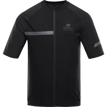 Pánský cyklistický dres ALPINE PRO SAGEN černá 3XL