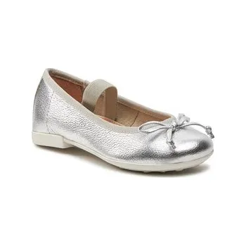 Dámské baleríny Baleríny Geox Jr Plie' J4555D 00044 C1007 M Stříbrná 26
