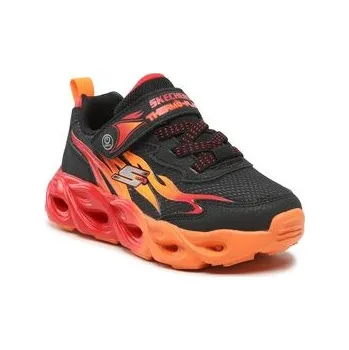 Dámská obuv Sneakersy Skechers Heat Flux 400103L/BKRD Černá 28_5