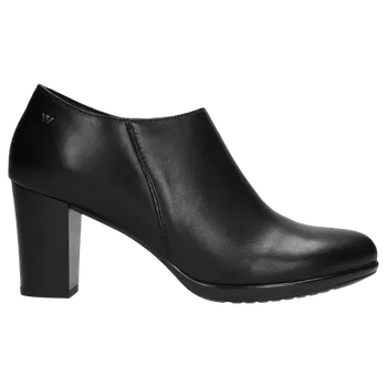 Dámské polobotky Černé Dámské Polobotky Na Sloupovém Podpatku Wojas 949551 38