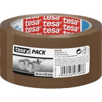 Sada nářadí Tesapack® Standard PP Noisy lepicí páska 66 m x 50 mm hnědá