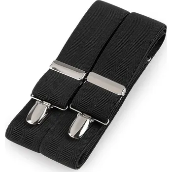 Kšandy Šle šíře 3,5 cm délka 125 cm - černá