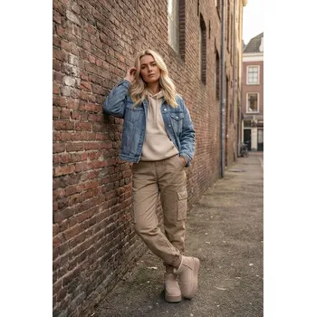 Dámská zimní obuv Boto Dámské sněhule z přírodního semiše Mairene Barva: Béžová, Velikost: 36