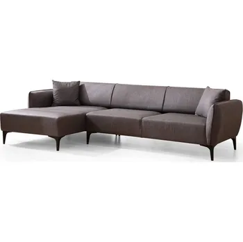 Sedací souprava Rohová sedací souprava Belissimo 270 cm tmavě šedá levá