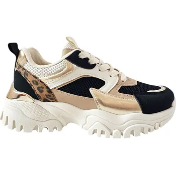 Dámské tenisky Chunky tenisky Laura Biagiotti Nubuk Black Gold Velikost: 40